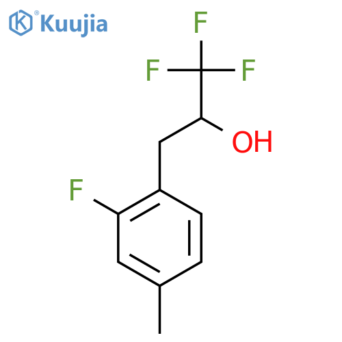 1,1,1-trifluoro-3-(2-fluoro-4-methylphenyl)propan-2-ol structure