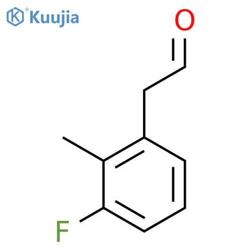 2-(3-fluoro-2-methylphenyl)acetaldehyde structure