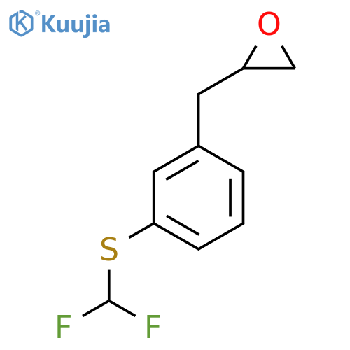 2-({3-(difluoromethyl)sulfanylphenyl}methyl)oxirane structure