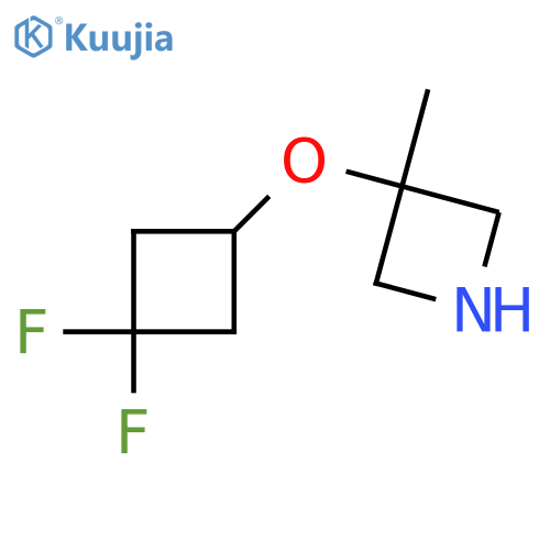 3-(3,3-difluorocyclobutoxy)-3-methylazetidine structure