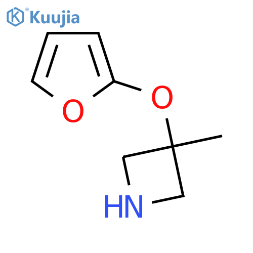 3-(furan-2-yloxy)-3-methylazetidine structure