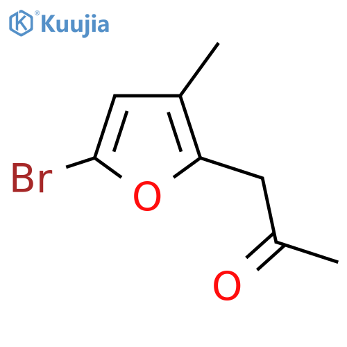 1-(5-bromo-3-methylfuran-2-yl)propan-2-one structure