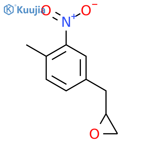 2-(4-methyl-3-nitrophenyl)methyloxirane structure