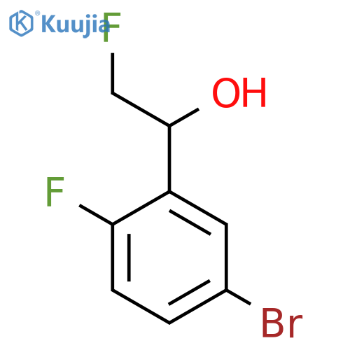 1-(5-bromo-2-fluorophenyl)-2-fluoroethan-1-ol structure