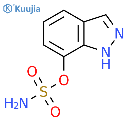 1H-indazol-7-yl sulfamate structure