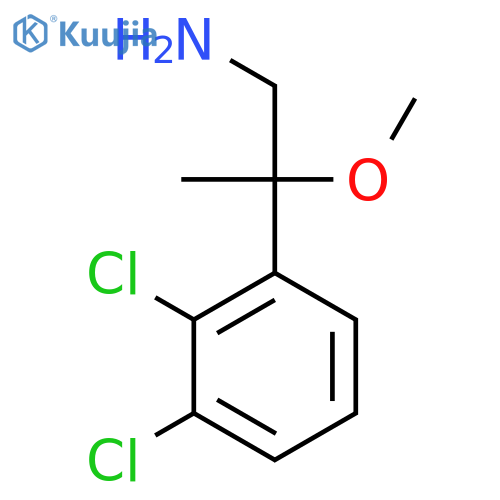 2-(2,3-dichlorophenyl)-2-methoxypropan-1-amine structure