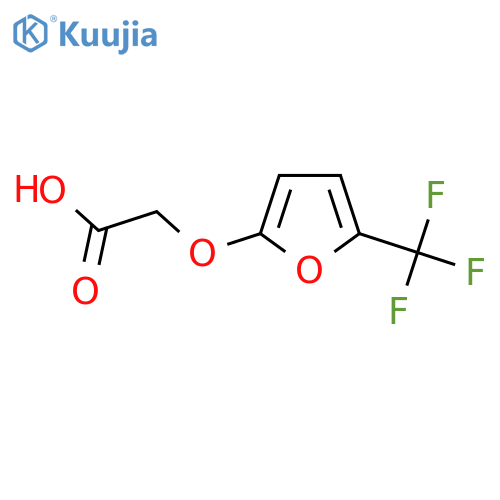 2-{5-(trifluoromethyl)furan-2-yloxy}acetic acid structure