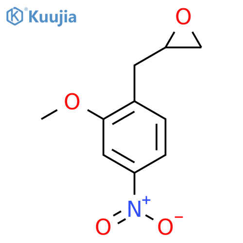 2-(2-methoxy-4-nitrophenyl)methyloxirane structure