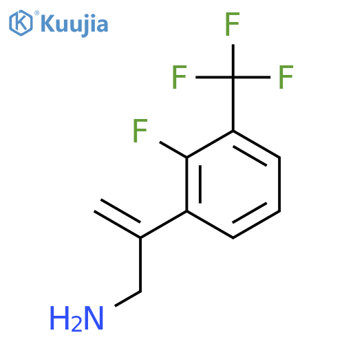2-2-fluoro-3-(trifluoromethyl)phenylprop-2-en-1-amine structure