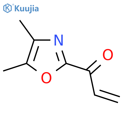 1-(dimethyl-1,3-oxazol-2-yl)prop-2-en-1-one structure