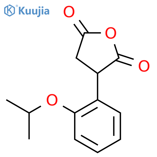 3-2-(propan-2-yloxy)phenyloxolane-2,5-dione structure