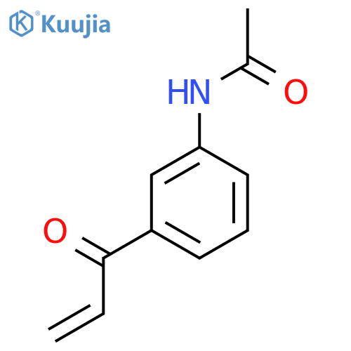 N-3-(prop-2-enoyl)phenylacetamide structure
