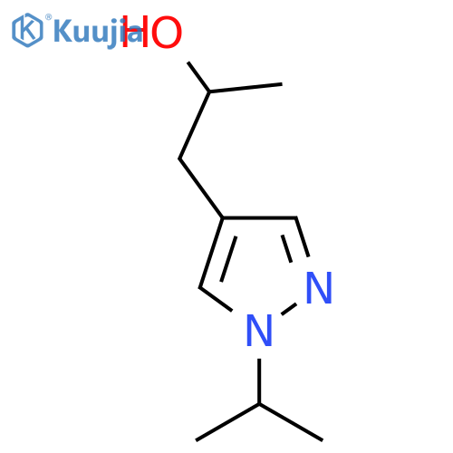 1-1-(propan-2-yl)-1H-pyrazol-4-ylpropan-2-ol structure
