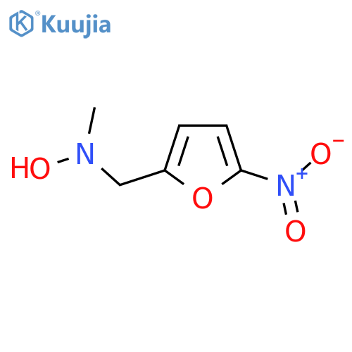 N-methyl-N-(5-nitrofuran-2-yl)methylhydroxylamine structure