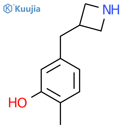 5-(azetidin-3-yl)methyl-2-methylphenol structure