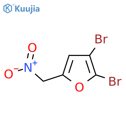 2,3-dibromo-5-(nitromethyl)furan structure