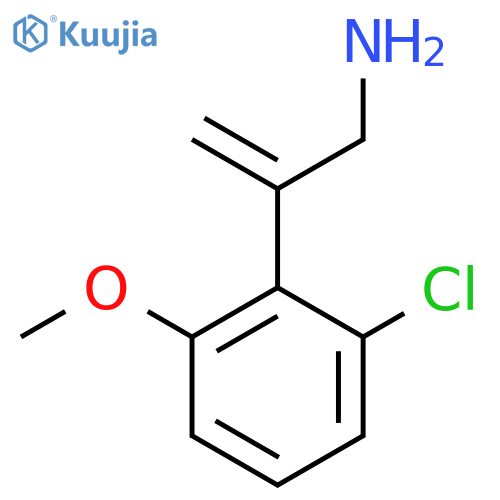 2-(2-chloro-6-methoxyphenyl)prop-2-en-1-amine structure
