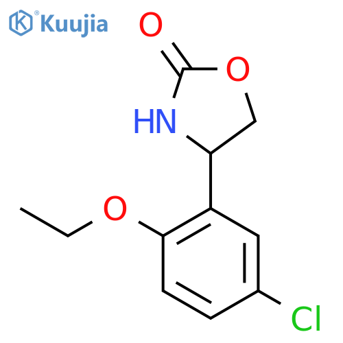 4-(5-Chloro-2-ethoxyphenyl)-1,3-oxazolidin-2-one structure