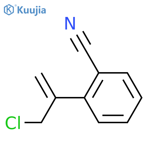 2-(3-chloroprop-1-en-2-yl)benzonitrile structure