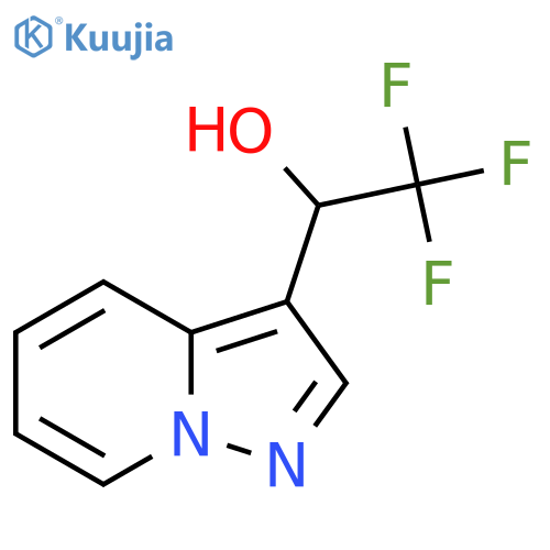 2,2,2-trifluoro-1-{pyrazolo1,5-apyridin-3-yl}ethan-1-ol structure
