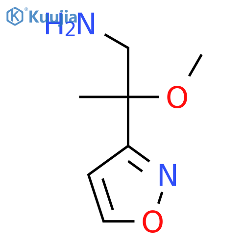 2-methoxy-2-(1,2-oxazol-3-yl)propan-1-amine structure