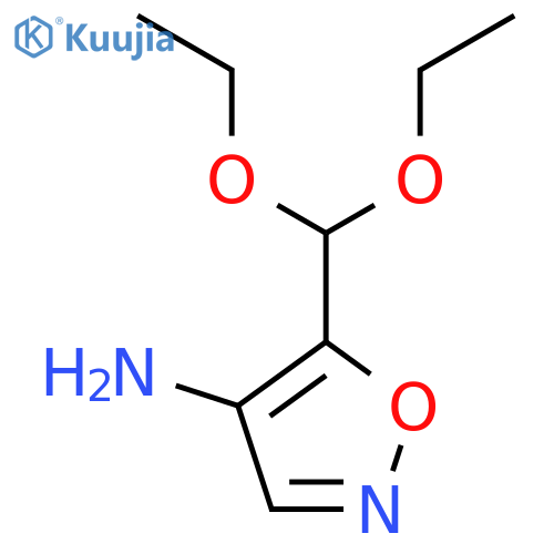 5-(diethoxymethyl)-1,2-oxazol-4-amine structure