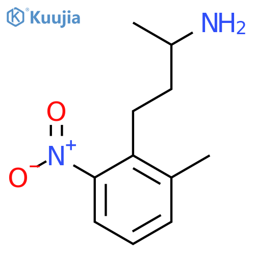 4-(2-methyl-6-nitrophenyl)butan-2-amine structure