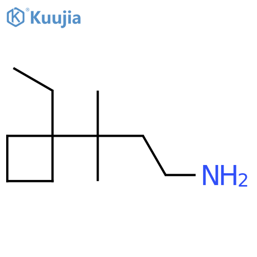 3-(1-ethylcyclobutyl)-3-methylbutan-1-amine structure