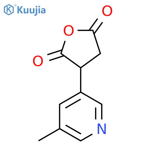 3-(5-methylpyridin-3-yl)oxolane-2,5-dione structure
