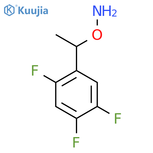 O-1-(2,4,5-trifluorophenyl)ethylhydroxylamine structure