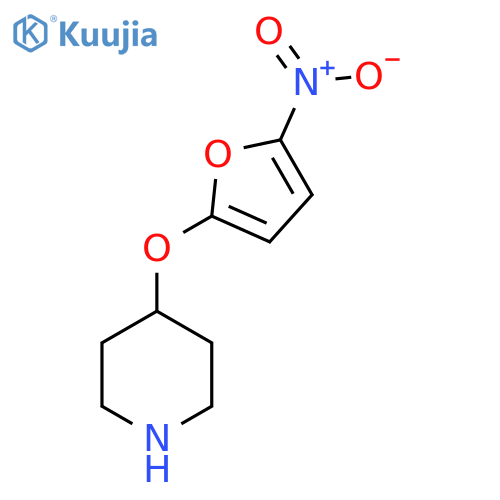 4-(5-nitrofuran-2-yl)oxypiperidine structure