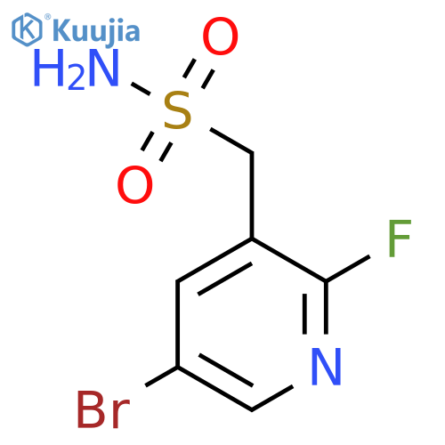 (5-bromo-2-fluoropyridin-3-yl)methanesulfonamide structure