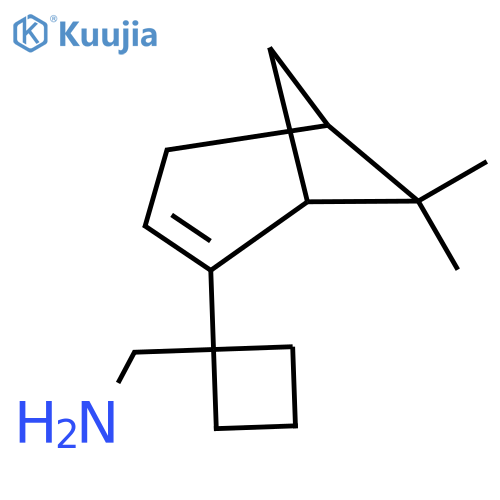 (1-{6,6-dimethylbicyclo3.1.1hept-2-en-2-yl}cyclobutyl)methanamine structure