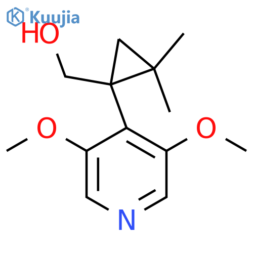 1-(3,5-dimethoxypyridin-4-yl)-2,2-dimethylcyclopropylmethanol structure