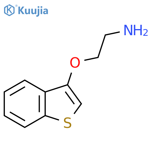 2-(1-benzothiophen-3-yloxy)ethan-1-amine structure