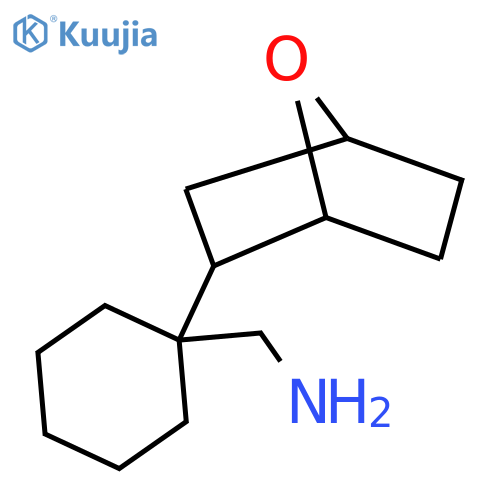 (1-{7-oxabicyclo2.2.1heptan-2-yl}cyclohexyl)methanamine structure