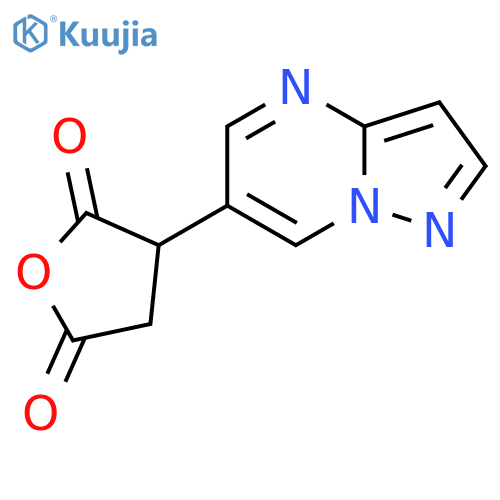 3-{pyrazolo1,5-apyrimidin-6-yl}oxolane-2,5-dione structure