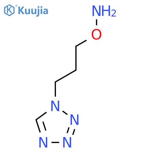 O-3-(1H-1,2,3,4-tetrazol-1-yl)propylhydroxylamine structure