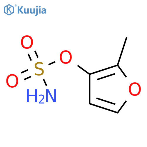 2-methylfuran-3-yl sulfamate structure