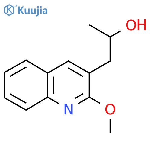 1-(2-methoxyquinolin-3-yl)propan-2-ol structure