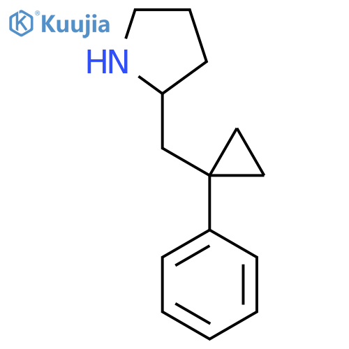 2-(1-phenylcyclopropyl)methylpyrrolidine structure