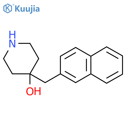 4-(naphthalen-2-yl)methylpiperidin-4-ol structure