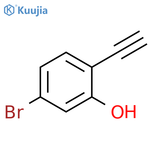 5-bromo-2-ethynylphenol structure
