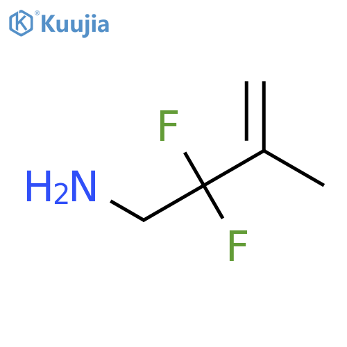2,2-Difluoro-3-methylbut-3-en-1-amine structure