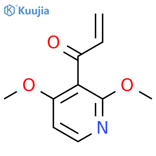 1-(2,4-dimethoxypyridin-3-yl)prop-2-en-1-one structure