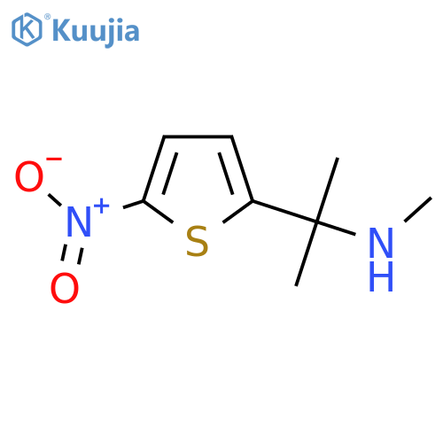 methyl2-(5-nitrothiophen-2-yl)propan-2-ylamine structure