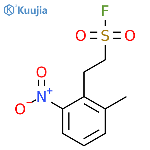 2-(2-methyl-6-nitrophenyl)ethane-1-sulfonyl fluoride structure