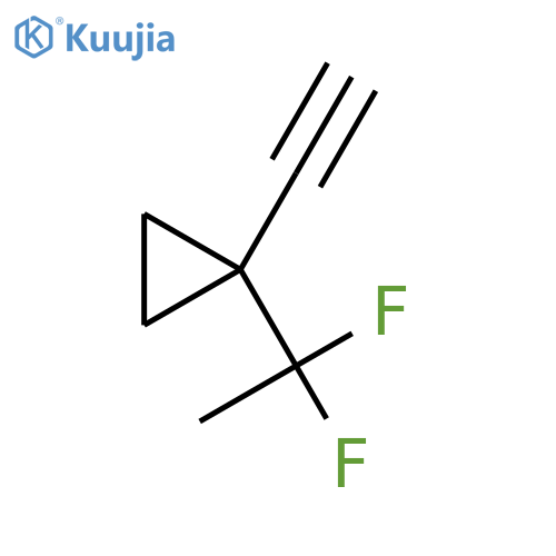 1-(1,1-difluoroethyl)-1-ethynylcyclopropane structure