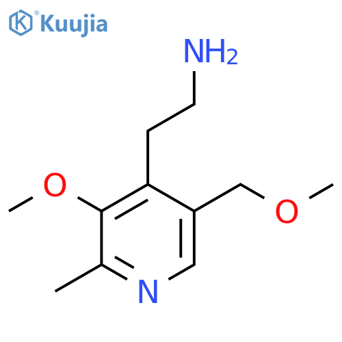 2-3-methoxy-5-(methoxymethyl)-2-methylpyridin-4-ylethan-1-amine structure