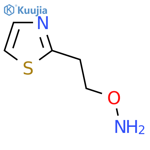 O-2-(1,3-thiazol-2-yl)ethylhydroxylamine structure